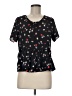 Sienna Sky 100% Polyester Black Short Sleeve Top Size M - photo 1