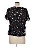 Sienna Sky 100% Polyester Black Short Sleeve Top Size M - photo 2