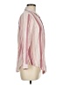 Ruff Hewn Stripes Pink Long Sleeve Button-Down Shirt Size M - photo 4