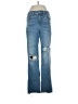 Express Hearts Blue Jeans Size 4 - photo 1