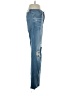 Express Hearts Blue Jeans Size 4 - photo 4