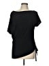 INC International Concepts Black Short Sleeve Top Size L - photo 1
