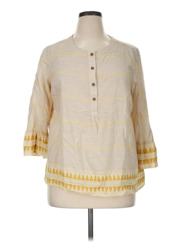 J.Jill 3/4 Sleeve Blouse (view 1)