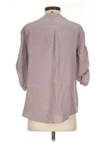 BCBGMAXAZRIA 3/4 Sleeve Silk Top (view 2)