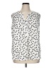 Talbots 100% Polyester White Sleeveless Blouse Size 1X - photo 1