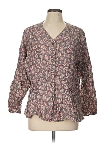 Flax 3/4 Sleeve Blouse (view 1)