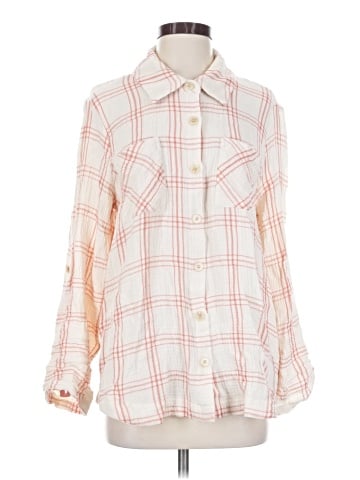 Mystree Long Sleeve Button-Down Shirt (view 1)