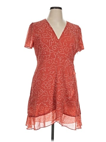 Madewell Posy Ruffle Dress in Twisted Vines (view 1)