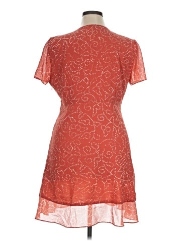 Madewell Posy Ruffle Dress in Twisted Vines (view 2)