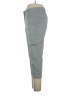 Lands' End Solid Stripes White Gray Casual Pants Size 14 - photo 5