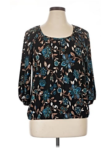 AK Anne Klein 3/4 Sleeve T-Shirt (view 1)