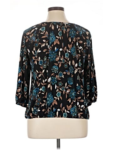 AK Anne Klein 3/4 Sleeve T-Shirt (view 2)