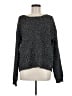 Roxy Metallic Gray Pullover Sweater Size M - photo 1