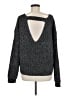 Roxy Metallic Gray Pullover Sweater Size M - photo 2