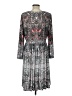 Boston Proper Paisley Gray Casual Dress Size L - photo 2