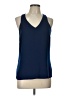 Naked Zebra 100% Polyester Blue Sleeveless Blouse Size L - photo 1