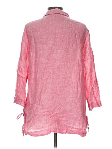 Isaac Mizrahi New York 3/4 Sleeve Button-Down Shirt (view 2)