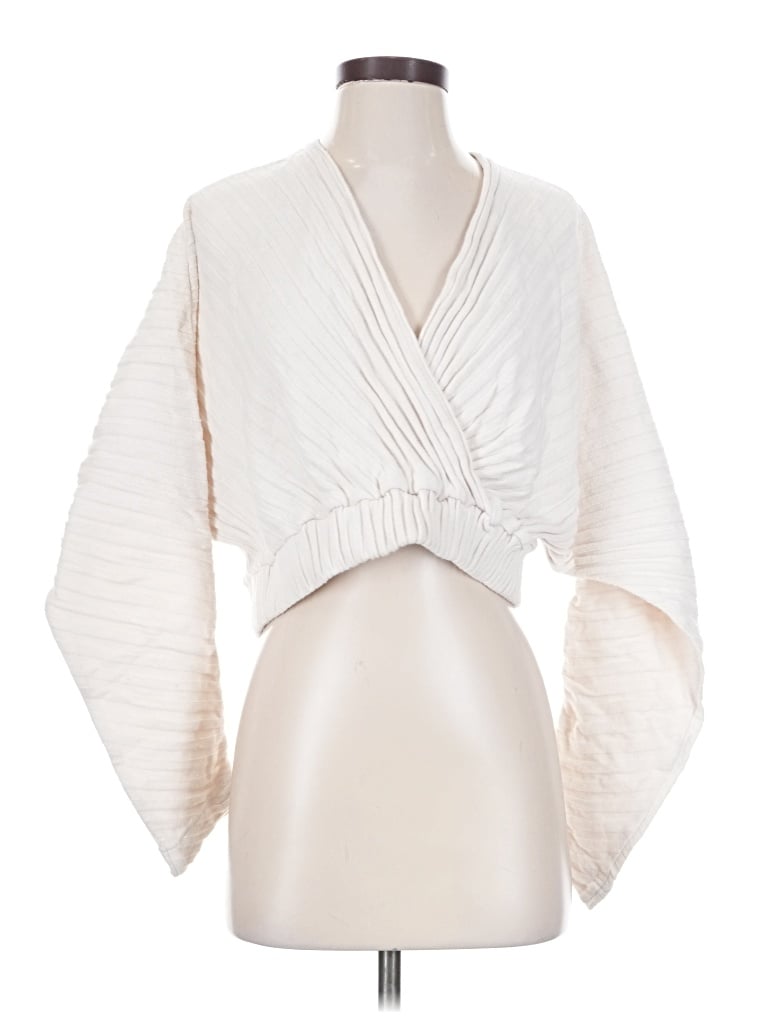 Pre-owned Fp Beach Kimono In Ivory