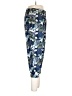 T.J. Maxx Print Blue Casual Pants Size L - photo 4