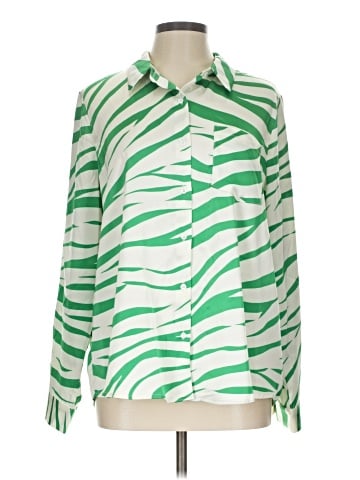 Skies Are Blue Long Sleeve Blouse (view 1)