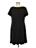 Kasper Solid Black Casual Dress Size 12 - photo 1