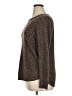 Pink Clover 100% Polyester Tweed Brown Pullover Sweater Size XL - photo 5