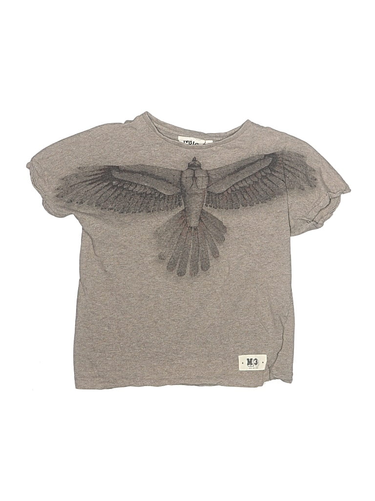 Pre-owned Molo Kids' Short Sleeve T-shirt In Gray
