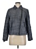 Liz Claiborne 100% Cotton Chevron-herringbone Gray Jacket Size M - photo 1