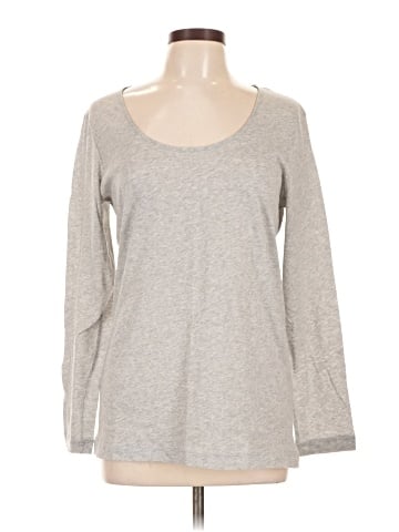 Joan Vass Long Sleeve T-Shirt (view 1)