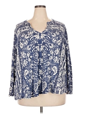 Lucky Brand 3/4 Sleeve Blouse (view 1)