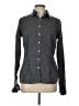 Lands' End Polka Dots Blue Long Sleeve Button-Down Shirt Size 10 - photo 1