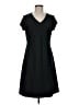 L.L.Bean Solid Black Casual Dress Size M - photo 1