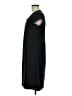 L.L.Bean Solid Black Casual Dress Size M - photo 5