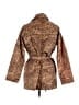 Capelli New York 100% Polyester Animal Print Brown Coat Size L - photo 2