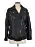 MICHAEL Michael Kors 100% Leather Solid Black Jacket Size M - photo 1