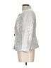 John Meyer 100% Polyester Metallic Silver Blazer Size 10 - photo 5