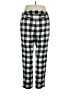 Talbots Checkered-gingham Black Casual Pants Size 16 - photo 2
