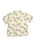 Grayson Mini 100% Cotton Tropical Ivory Short Sleeve Button-Down Shirt Size 4T - photo 2