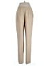 Ellen Tracy 100% Silk Solid Tan Khakis Size 10 - photo 2