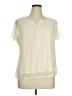 Talbots Ivory Short Sleeve Blouse Size 1X Petite - photo 1