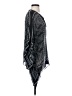 BCBGMAXAZRIA 100% Silk Blue Poncho Size XS - Sm - photo 4