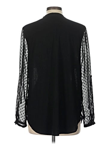 Black Rainn Long Sleeve Blouse (view 2)