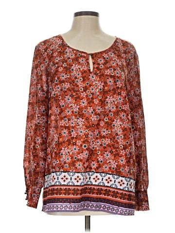 Liz Claiborne Long Sleeve Blouse (view 1)