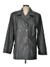 Buttons 100% Polyurethane Gray Raincoat Size L - photo 1
