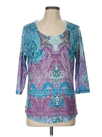 One World 3/4 Sleeve Top (view 1)