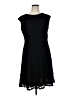 Wisp 100% Polyester Black Cocktail Dress Size 16 - photo 1