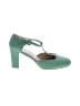 Journee Collection Color Block Green Heels Size 10 - photo 1