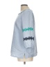 Talbots Blue 3/4 Sleeve Blouse Size L - photo 5