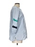 Talbots Blue 3/4 Sleeve Blouse Size L - photo 4