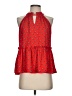 Ann Taylor LOFT 100% Polyester Red Tank Top Size S - photo 1